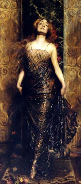 Lyda Borelli by Cesare Tallone