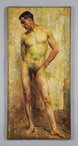 Cesare Tallone Male Nude