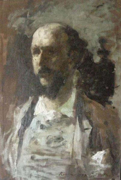 Portrait Of A Man by Cesare Tallone