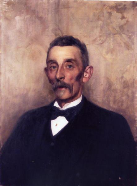 Cesare Tallone Portrait Of A Man