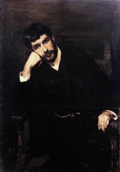 Portrait Of Luigi Bernasconi by Cesare Tallone
