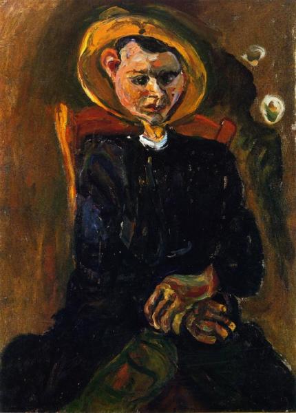 Boy With Yellow Hat by Chaim Soutine