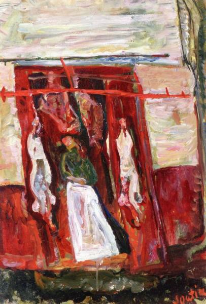 Butchers Meat Rack by Chaim Soutine