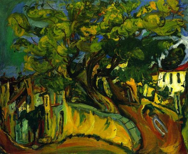 Cagnes Landscape With Tree by Chaim Soutine