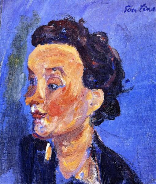 English Girl In Blue by Chaim Soutine