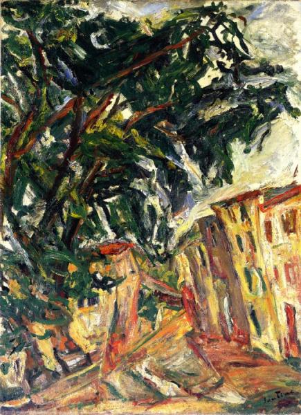 Entrance To The Village by Chaim Soutine