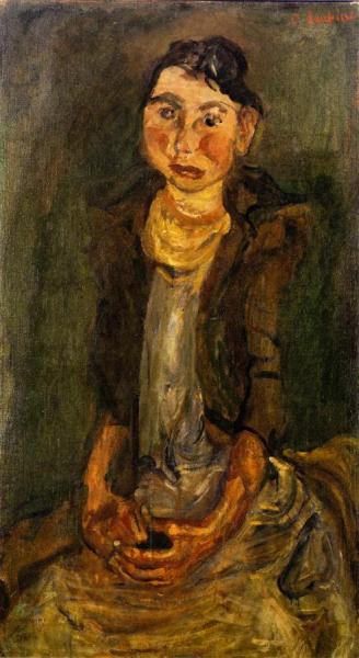 Farm Girl by Chaim Soutine Oil Painting Reproductions