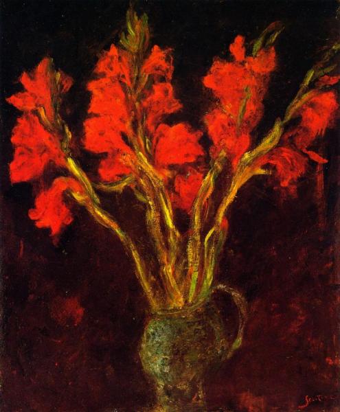 Gladiolas by Chaim Soutine