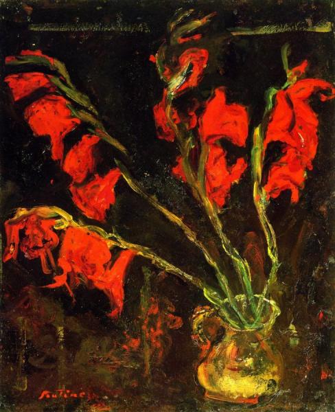 Gladiolas by Chaim Soutine