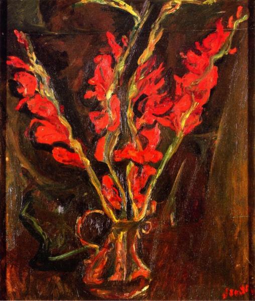 Gladiolas by Chaim Soutine