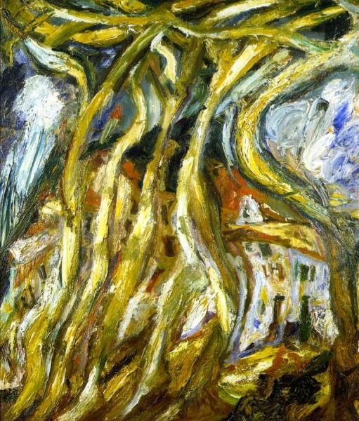 Group Of Trees by Chaim Soutine