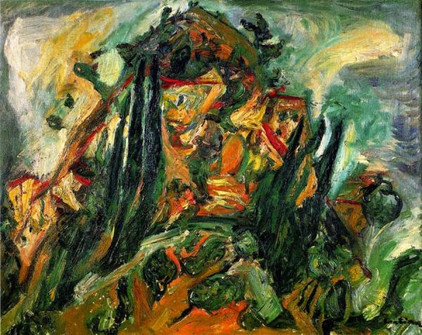 Hill At Céret by Chaim Soutine