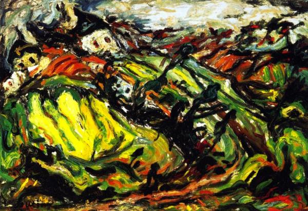 Houses At Céret by Chaim Soutine