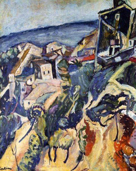 Houses By The Sea by Chaim Soutine