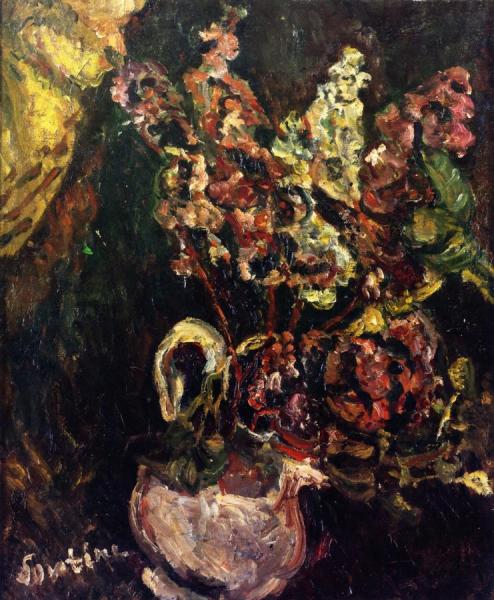 Jug With Lilacs by Chaim Soutine