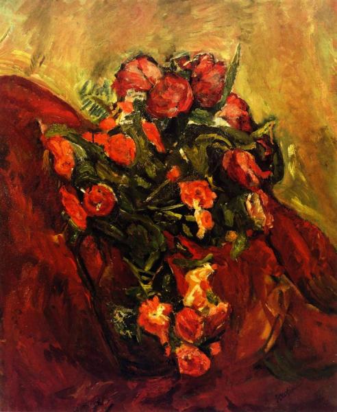 Jug With Roses by Chaim Soutine