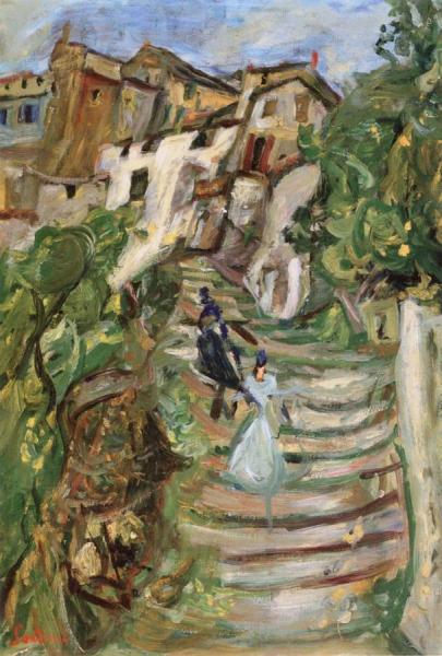 La Montée De Cagnes by Chaim Soutine