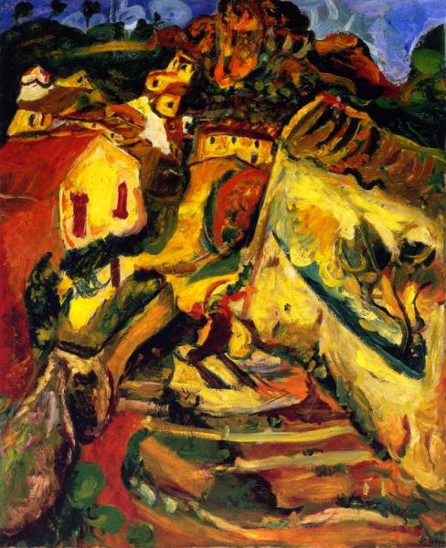 Landscape At Cagnes by Chaim Soutine
