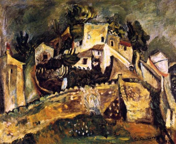 Landscape At Cagnes by Chaim Soutine
