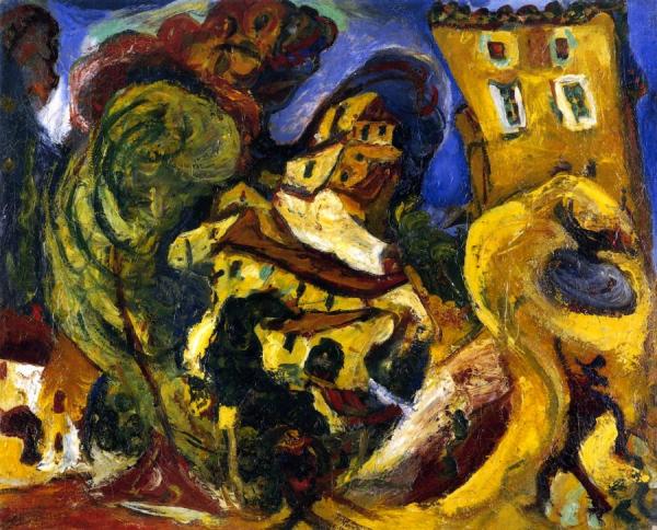 Landscape At Cagnes by Chaim Soutine