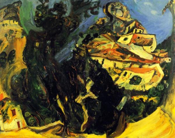 Landscape At Cagnes by Chaim Soutine