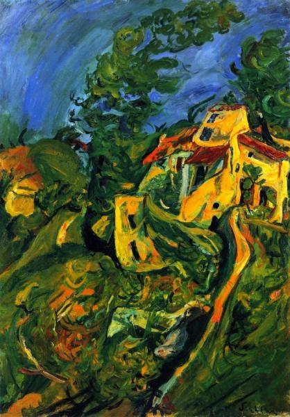 Landscape At Cagnes by Chaim Soutine