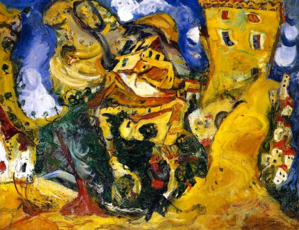 Landscape At Cagnes (la Gaude) by Chaim Soutine Oil Painting Reproductions