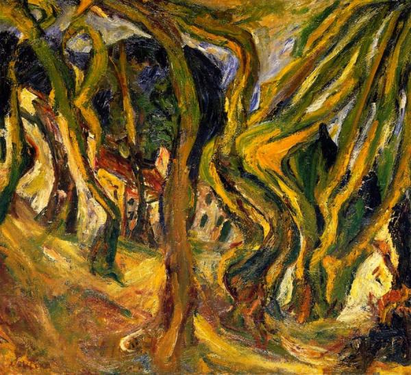 Landscape At Céret by Chaim Soutine