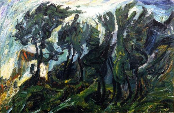 Landscape At Céret by Chaim Soutine