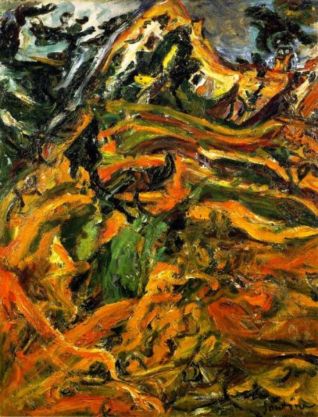 Landscape At Céret by Chaim Soutine