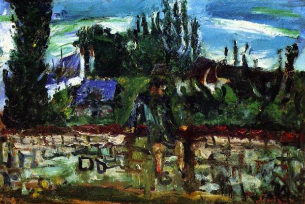 Landscape At Champigny by Chaim Soutine
