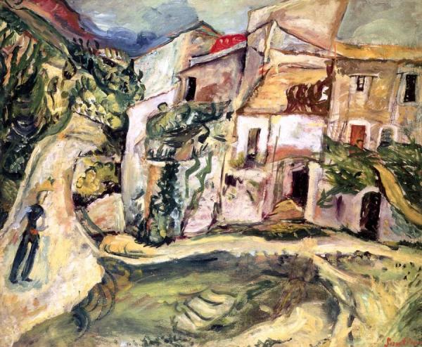 Landscape Of Cagnes by Chaim Soutine