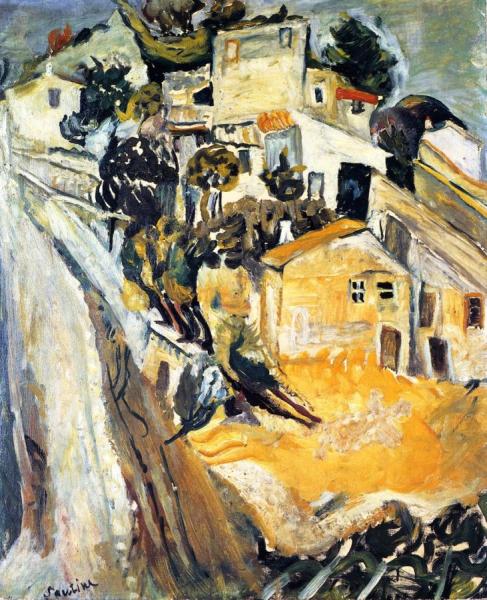 Landscape Of Cagnes by Chaim Soutine