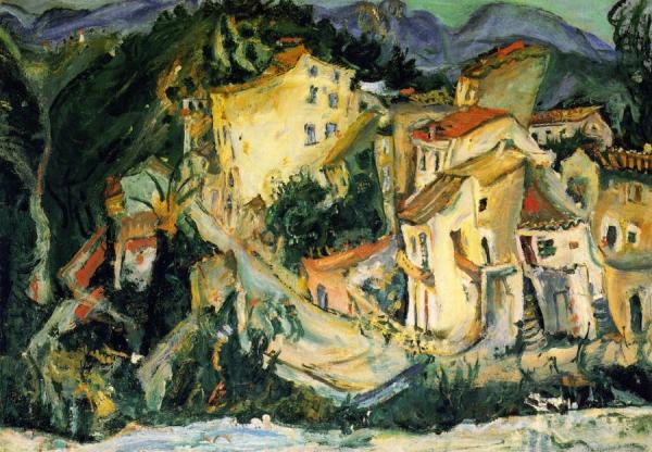 Landscape Of Cagnes by Chaim Soutine