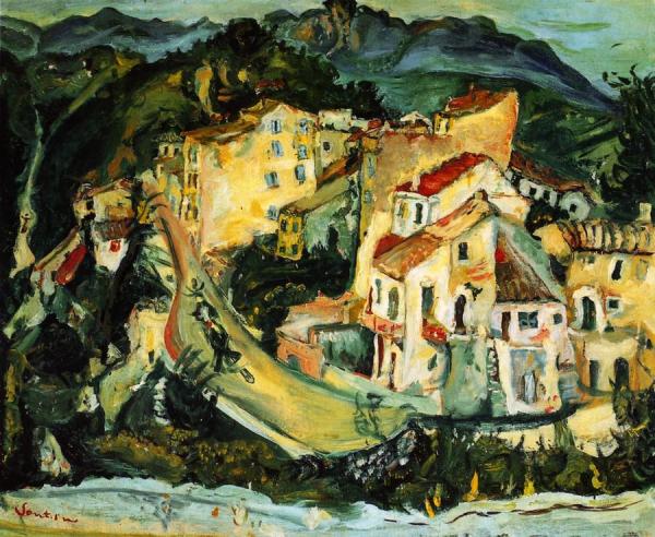 Landscape Of Cagnes by Chaim Soutine