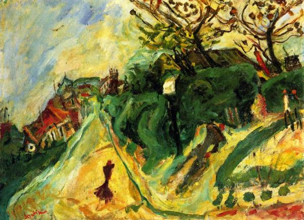 Landscape With Figure by Chaim Soutine