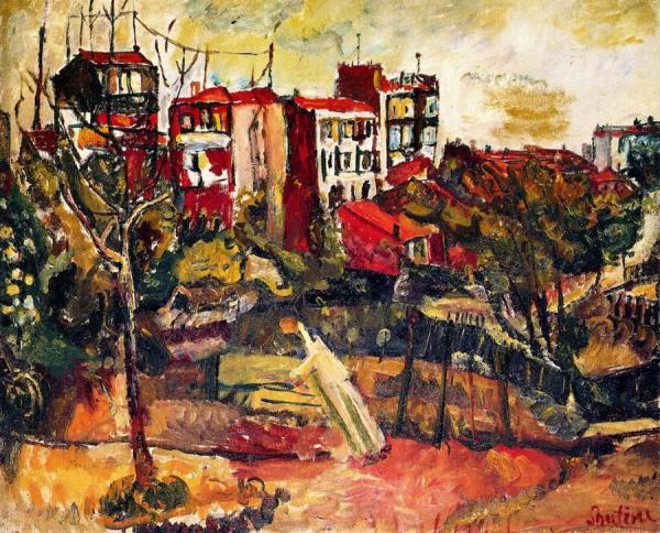 Landscape With Red Houses by Chaim Soutine