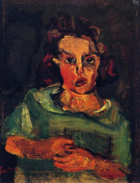 Little Girl In Blue by Chaim Soutine