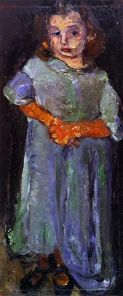 Little Girl In Blue by Chaim Soutine