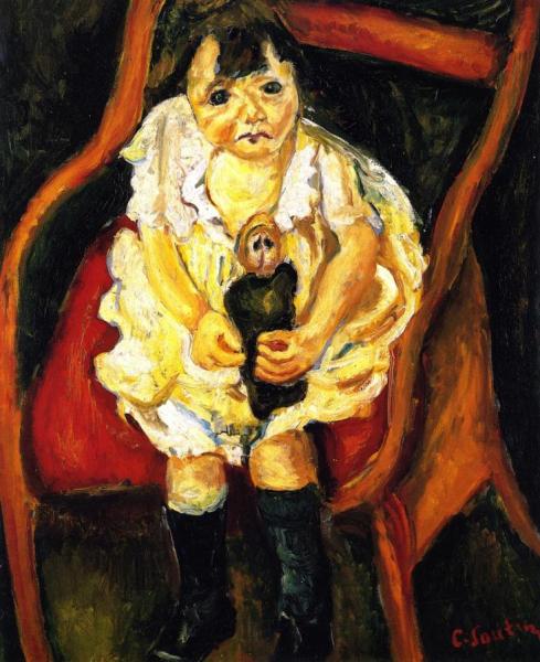 Little Girl With Doll by Chaim Soutine
