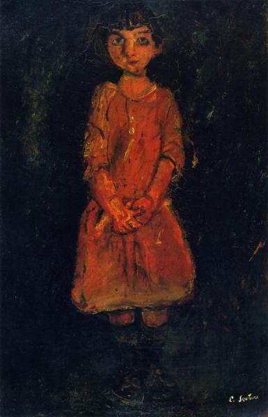 Little Girl With Pink Dress by Chaim Soutine