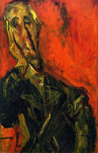 Man In A Green Coat by Chaim Soutine