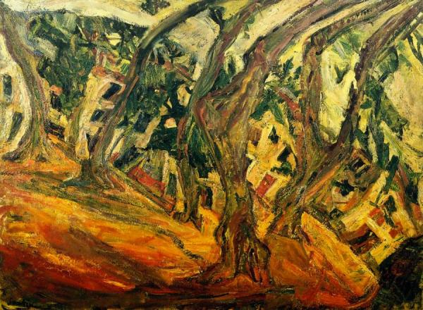 Plane Trees At Céret by Chaim Soutine