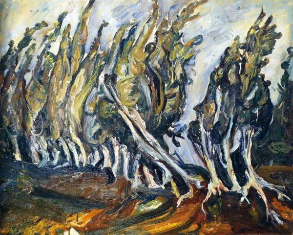 Poplars by Chaim Soutine