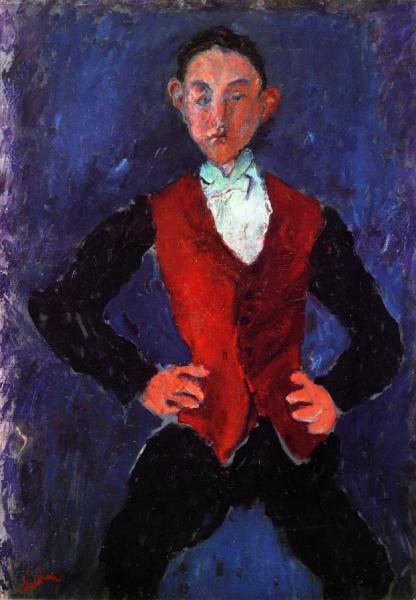 Portrait Of A Boy by Chaim Soutine