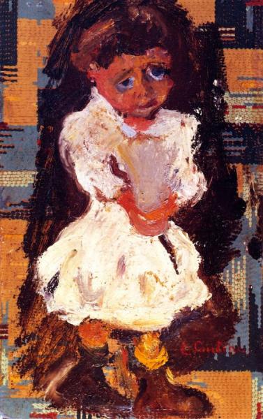 Portrait Of A Child by Chaim Soutine