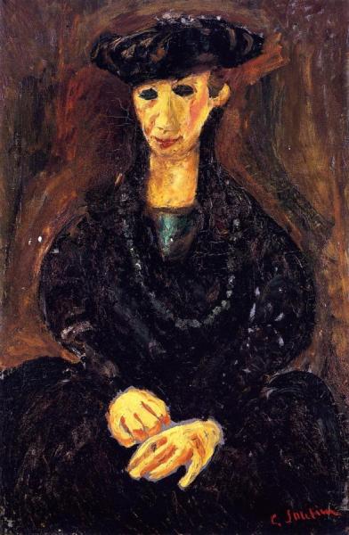 Portrait Of A Venetian Lady by Chaim Soutine