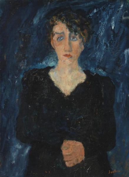 Portrait Of A Woman by Chaim Soutine