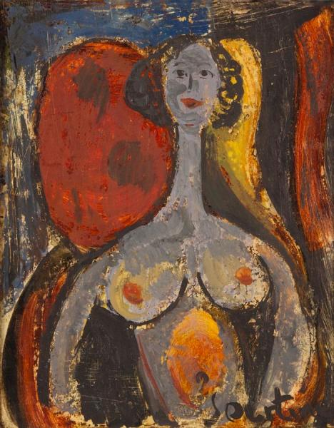 Portrait Of A Young Girl by Chaim Soutine