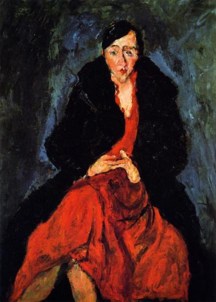 Portrait Of Madeleine Castaing by Chaim Soutine